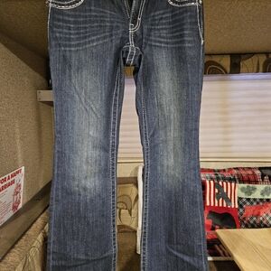 Harley-Davidson Dark Blue Boot Cut Jeans